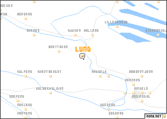 map of Lund