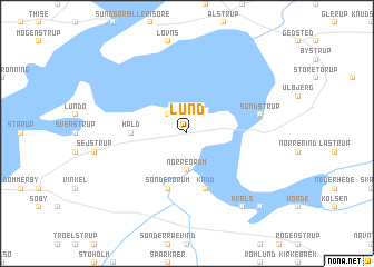 map of Lund