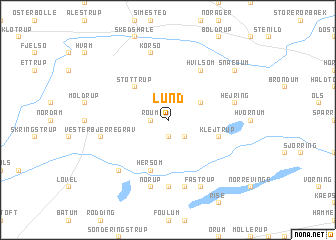 map of Lund