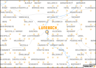 map of Lünebach