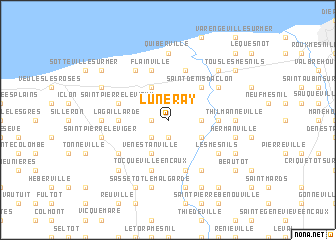 map of Luneray