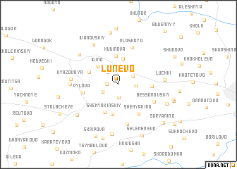 map of Lunëvo