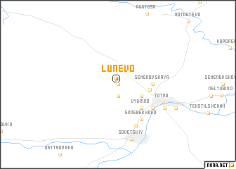 map of Lunëvo