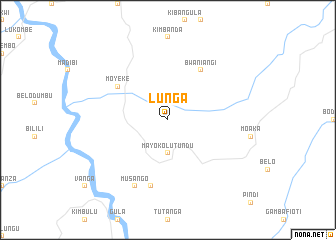 map of Lunga