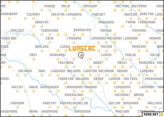 map of Lũng Các