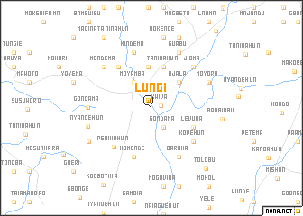 map of Lungi