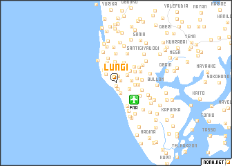 map of Lungi