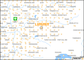 map of Lung-men