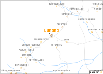 map of Lungro