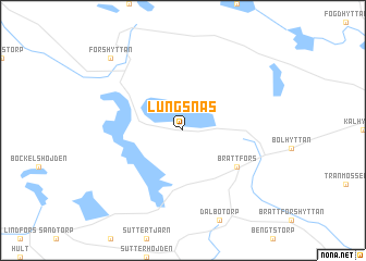 map of Lungsnäs