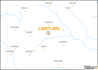 map of Lungtlang