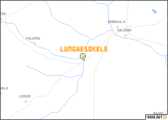 map of Lungwe-Sokele