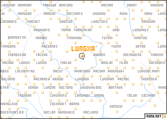 map of Lũng Xa