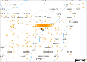 map of Lūni Mawārān