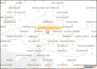 map of Lüninghausen