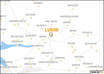 map of Lunino