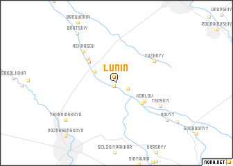 map of Lunin