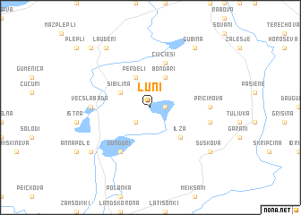 map of Luņi