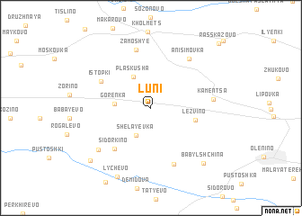 map of Luni