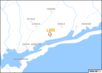 map of Luni