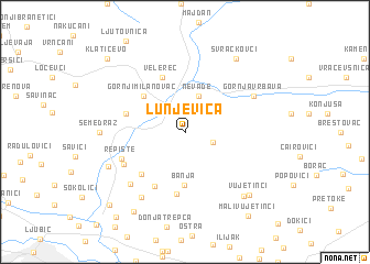 map of Lunjevica