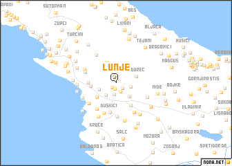 map of Lunje