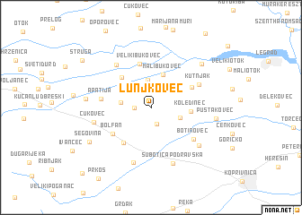 map of Lunjkovec