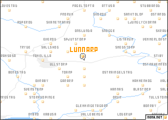 map of Lunnarp