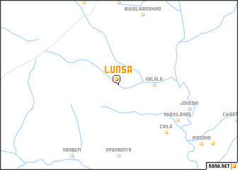 map of Lunsa