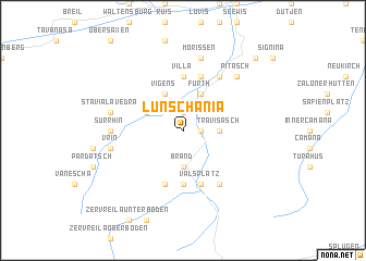 map of Lunschania