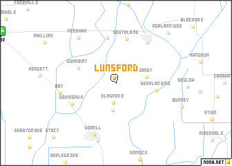map of Lunsford