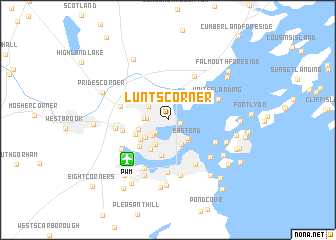 map of Lunts Corner