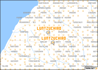 map of Lun-tzu-chiao