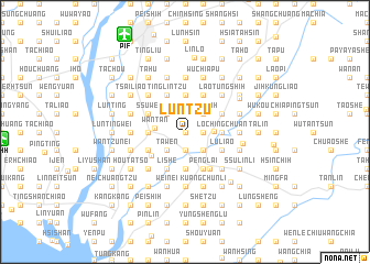 map of Lun-tzu