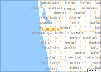 map of Lunu Oya