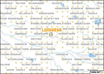 map of Lunuwewa