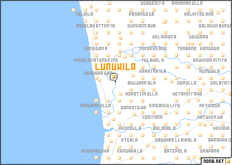 map of Lunuwila