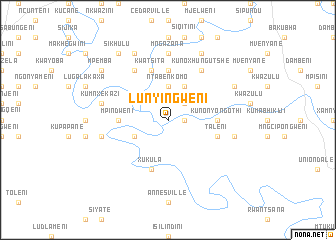 map of Lunyingweni