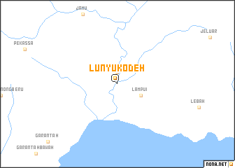 map of Lunyuk-odeh