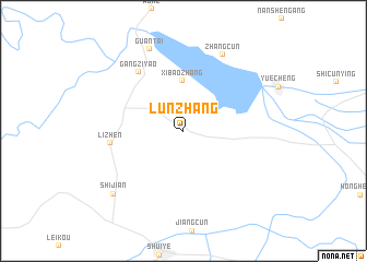 map of Lunzhang