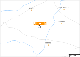 map of Lunzhen
