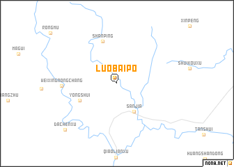 map of Luobaipo