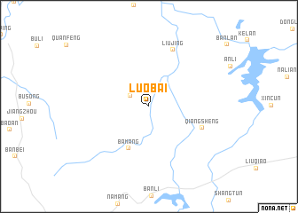 map of Luobai