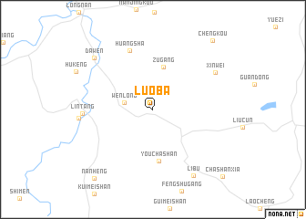 map of Luoba