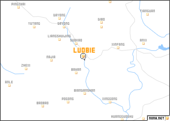 map of Luobie