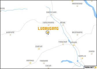 map of Luobugang