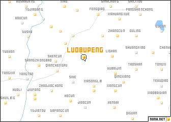 map of Luobupeng