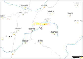 map of Luochang