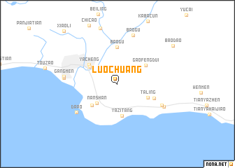 map of Luochuang