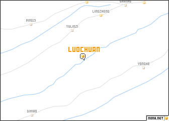 map of Luochuan